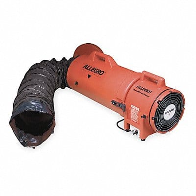 Confined Space Fan Orange 13 1/2 W