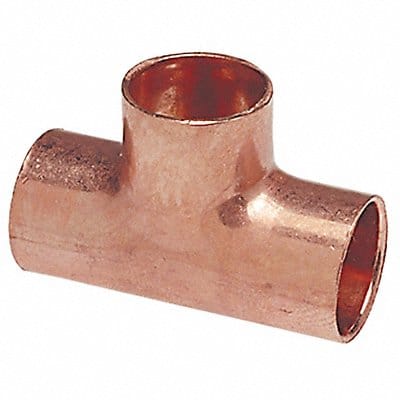 Bullhead Tee Wrot Copper 2 x2 x2-1/2