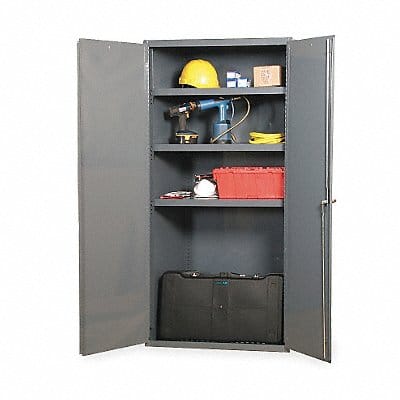 Storage Cabinet 72 x36 x24 Gray 3Shlv