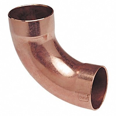 Long Radius Elbow 90 Deg Wrot Copper 2