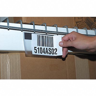 Label Holder Clear Matte Slide-In PK50