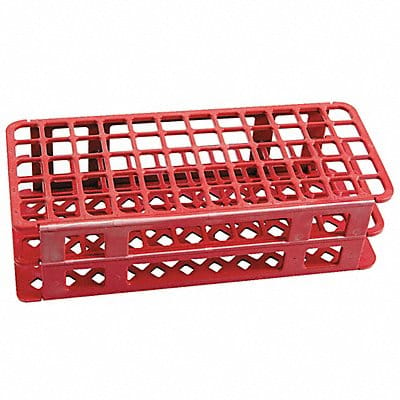 Test Tube Rack 5x12 Format Red 2-5/8 H