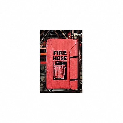 Fire Hose Cover 17 inL 5-1/4 inW Red