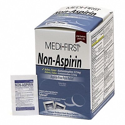 Non-Aspirin Pain Relief Tablet PK250