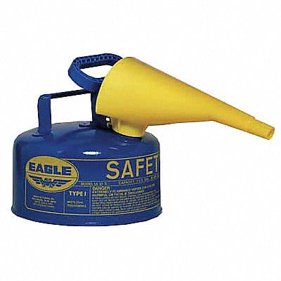 Type I Safety Can 1 gal Blue 8 H 9 OD