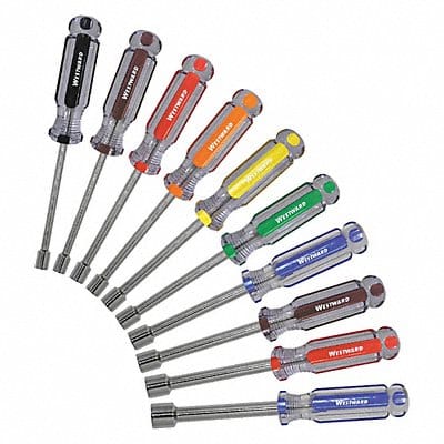 Solid Round Shank Nut Driver Set