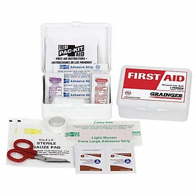 First Aid Kit Bulk White 1 People