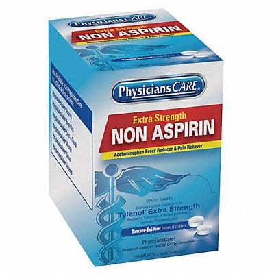 Non-Aspirin Pain Relief Tablet PK125