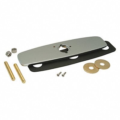 Trim/Cover Plate Chrom 6-1/2 L 4 W