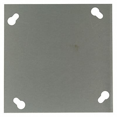 Drain Cover Silver 24 ga. Square 7 H