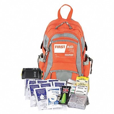 Emergency Medical Kit Orange Fabric