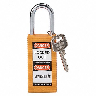 Lockout Padlock KD Orange 3 H