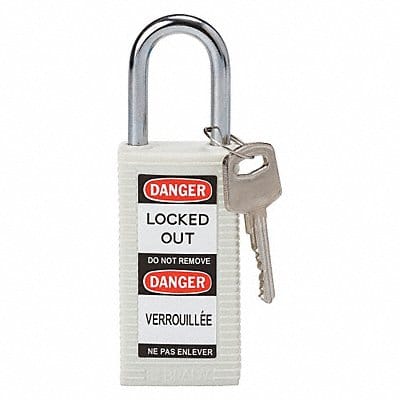 Lockout Padlock KD White 3 H