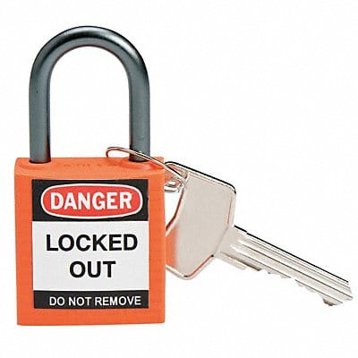 H1700 Lockout Padlock KD Orange 1-2/5 H