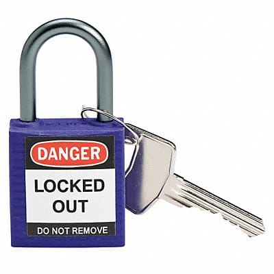 H1700 Lockout Padlock KD Purple 1-2/5 H