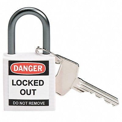 H1700 Lockout Padlock KD White 1-2/5 H