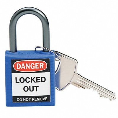 Lockout Padlock KD Blue 1-2/5 H PK6