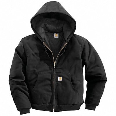 F2635 Hooded Jacket Insulated Black 3XLT