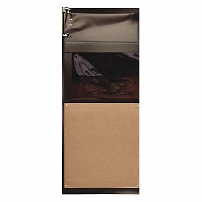 Swinging Door 7 x 2.5 ft Medium Brown