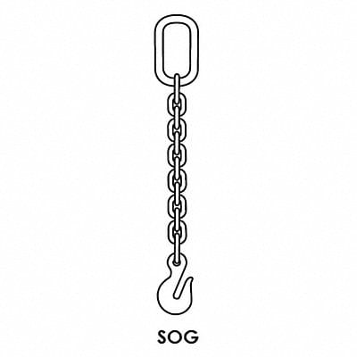 Chain Sling 5 ft L SOG Sling Type