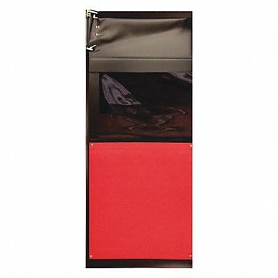 Flexible Swinging Door 8 x 3 ft Red PVC