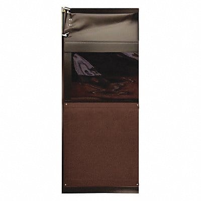 Swinging Door 7 x 3 ft Chocolate Brown