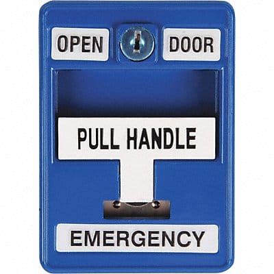 Emergency Pull Station 30VAC/DC Blue