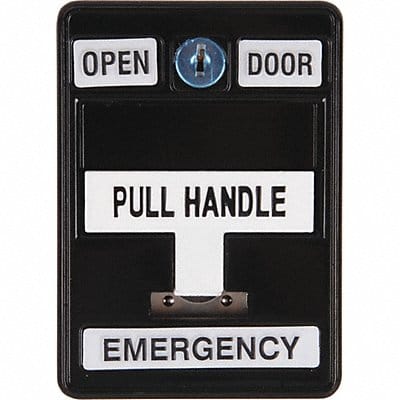 Emergency Pull Station 30VAC/DC Black