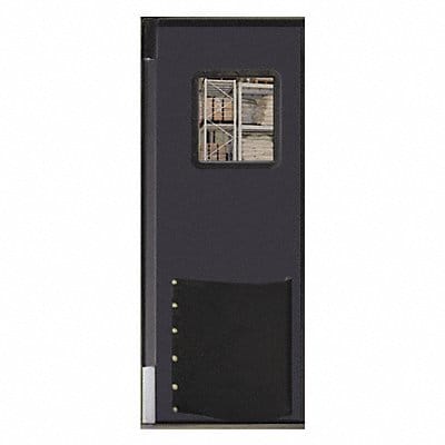 Swinging Door 8 x 3 ft Metallic Gray