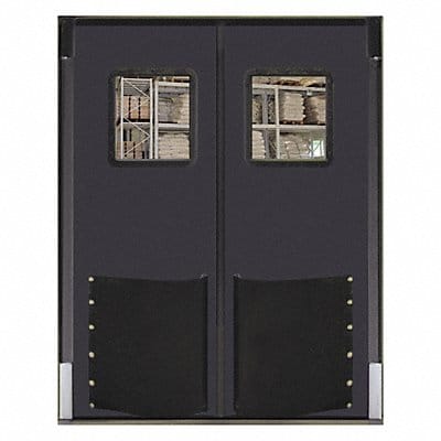 Swinging Door 8 x 5 ft Metallic Gray PR