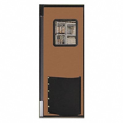 Swinging Door 7 x 2.5 ft Medium Brown