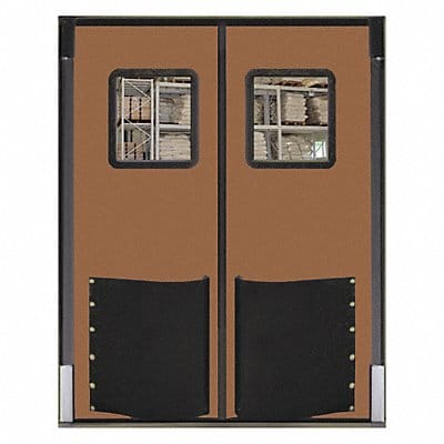 Swinging Door 7 x 5 ft Medium Brown PR