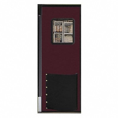 Swinging Door 7 x 3 ft Burgundy