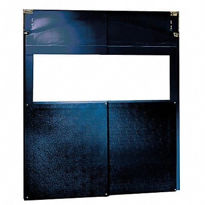 Swinging Door 8 x 6 ft Navy Blue PVC PR