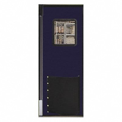 H1818 Swinging Door 7 x 3 ft Navy Blue