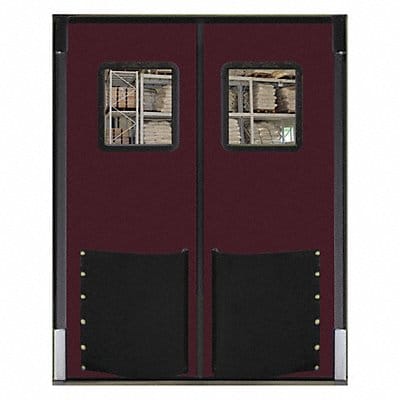 Swinging Door 8 x 6 ft Burgundy PR