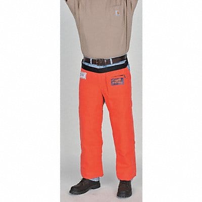 K7367 Chain Saw Chaps Orange 36 in L Nylon