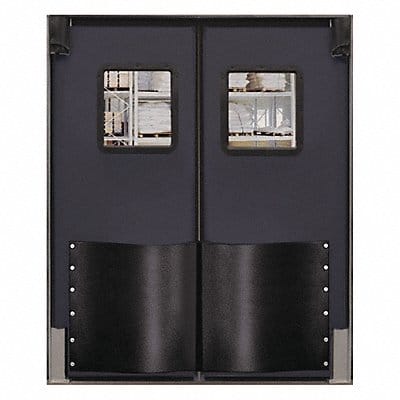 Swinging Door 8 x 7 ft Metallic Gray PR