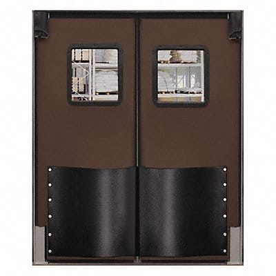 H1837 Swinging Dr 8x6 ft Chocolate Brown PR