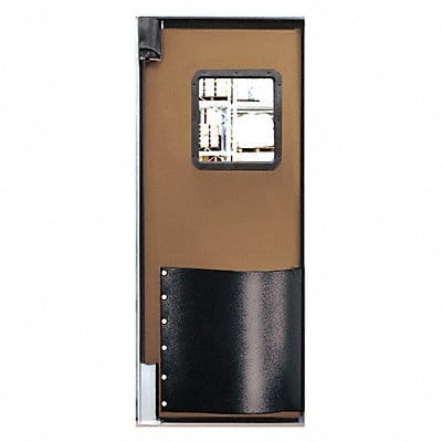 H1815 Swinging Door 7 x 3 ft Medium Brown