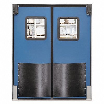 H1837 Swinging Door 8 x 6 ft Royal Blue PR