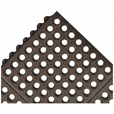 Interlock Drainage Mat Black 3 ft.x3 ft.