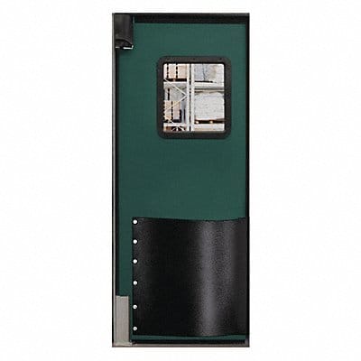 H1814 Swinging Door 7 x 2.5 ft Forest Green