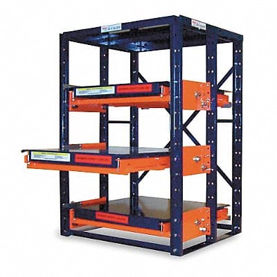 Roll Out Shelving 36inx72inx48in Starter