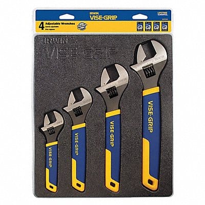 Adj. Wrench Sets Steel Chrome 6 to 12