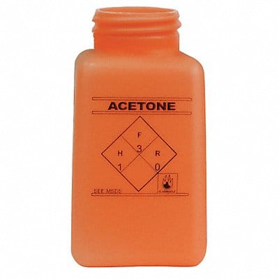 Graduated Acetone ESD Bottle 6oz Wide