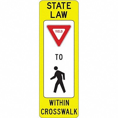 State Law Yield Traffic Sign 36 x 12