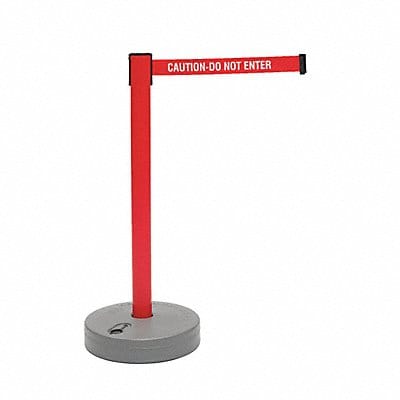 Barrier Post with Belt 7-1/2 ft L