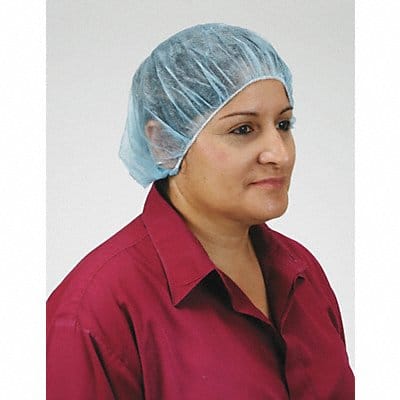 D2139 Bouffant Cap PP Blue 28 in PK100