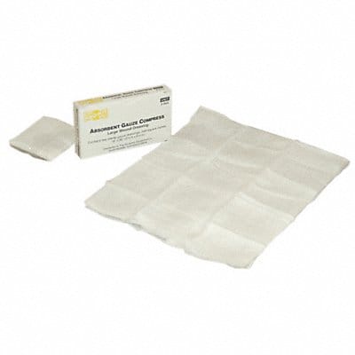 Compress Sterile White No Gauze PK2